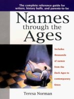 Names Through the Ages by Teresa Norman